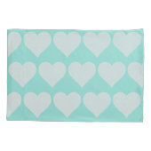 ラブブライドコシルバーハートズ結婚ホームデコール 枕カバー (裏面-左)