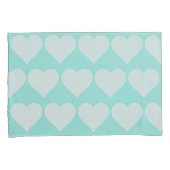 ラブブライドコシルバーハートズ結婚ホームデコール 枕カバー (正面右)