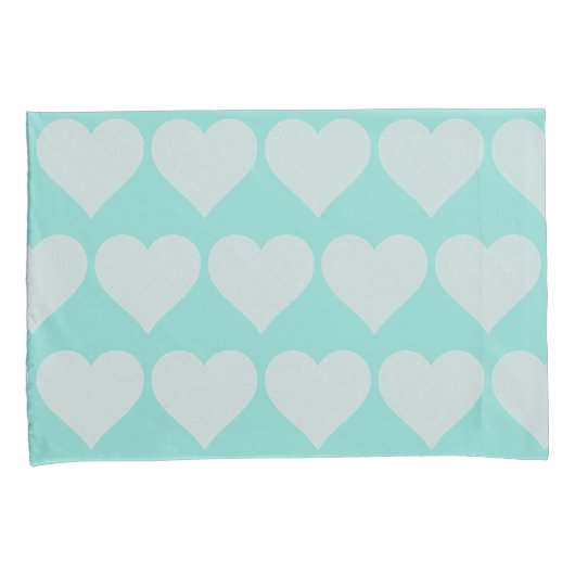 ラブブライドコシルバーハートズ結婚ホームデコール 枕カバー (正面右)