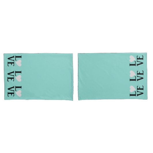 ラブブライド&コティール（緑がかった色）ブルーズ結婚ホームデコール 枕カバー (フロントセット)