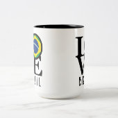 ラブブラジル15oz ツートーンマグカップ (中央)