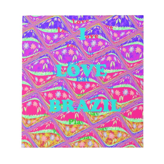 ラブブラジル.png ノートパッド (正面)
