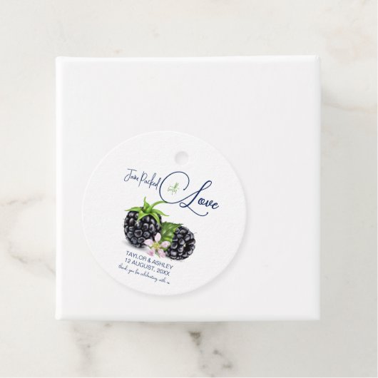 ラブブラックベリーの果実が詰まったジャム | 結婚s フェイバータグ (インサイチュ)