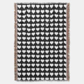 ラブブランケット愛ハートブランケットギフト スローブランケット (正面縦)