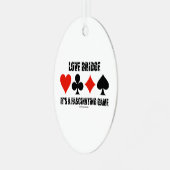 ラブブリッジ魅力的なゲームカードスーツ メタルオーナメント (正面左)