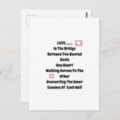 ラブブリッジ ポストカード (正面/裏面)