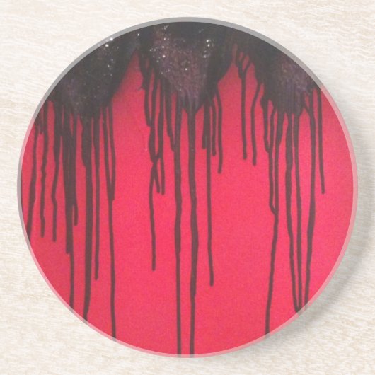 ラブブリーズブラック コースター (正面)