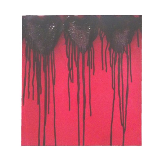 ラブブリーズブラック ノートパッド (正面)