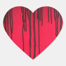 ラブブリーズブラック ハートシール