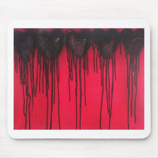 ラブブリーズブラック マウスパッド (正面)