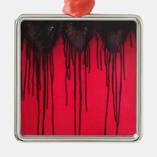 ラブブリーズブラック メタルオーナメント (正面)