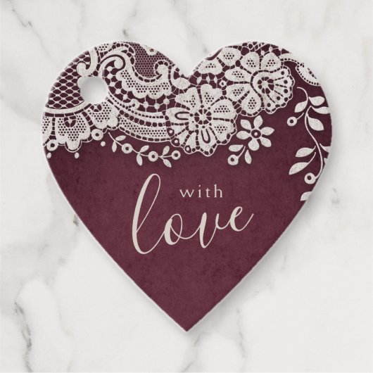 ラブブルゴーニュのエレガントヴィンテージ フェイバータグ (正面)