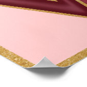 ラブブルゴーニュ金ゴールドスクエアポスター ポスター (角)