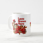 ラブブルズこ祝このバレンタイン コーヒーマグカップ (正面左)