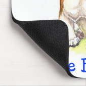 ラブブルドッグハッピー子犬カートゥーンブルドッグマウスパッド マウスパッド (コーナー)