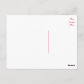 ラブブルドッグフランスの子犬ポストカード ポストカード (裏面)