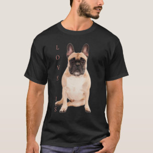 ラブブルドッフランスのドフレンチーママパパドッグパピペ Tシャツ