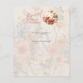 ラブブルーイングレトロヴィンテージブライダルシャワーティーパーティー (裏面)