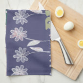 ラブブルーベビーシャワーの色 キッチンタオル (四つ折り)