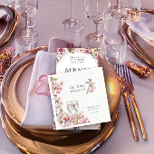 ラブブロッサムピンクさくらんぼツリーフラワーズ結婚ーズ スタンダードカクテルナプキン