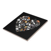 ラブブンニーズおもしろいラビットハート タイル (側面)