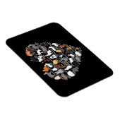 ラブブンニーズおもしろいラビットハート マグネット (右側)