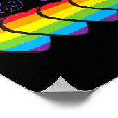 ラブプライド。LGBT+プライド。プライド愛 ポスター (角)