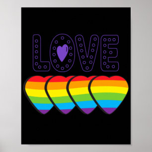 ラブプライド。LGBT+プライド。プライド愛 ポスター