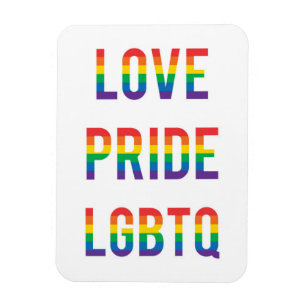 ラブプライドLGBTQ マグネット