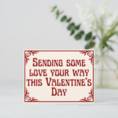 ラブプラトニックバレンタインの送信 ポストカード (スタンド正面)