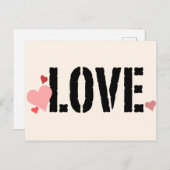 ラブプラトニックバレンタイン ポストカード (正面/裏面)