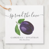 ラブプラム素朴ジャムクラフト紙 フェイバータグ (正面)