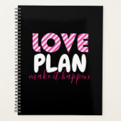 ラブプラン実現やる気を起こさせる引用文 プランナー手帳 (正面)