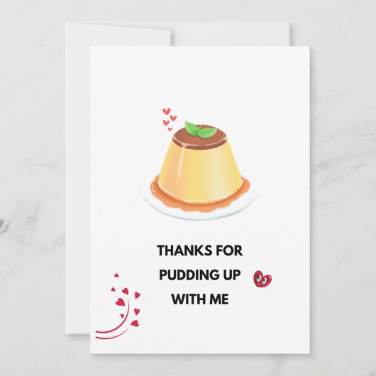 ラブプリンのカード写真フレーム 招待状 (正面)