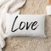 ラブプリント装飾用クッション ランバークッション (ブランケット)