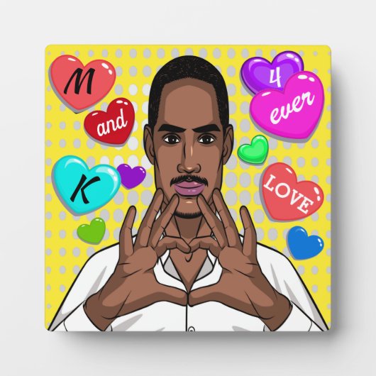 ラブプレート フォトプラーク (正面)