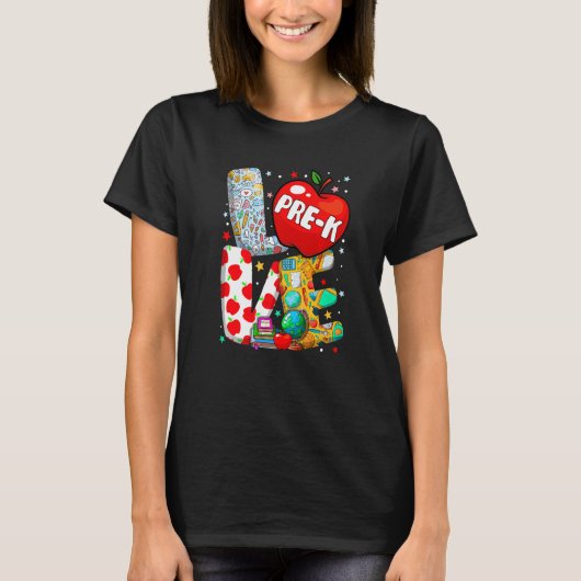 ラブプレK新学期初日 Tシャツ (正面)