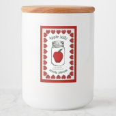 ラブプロダクトで作ったアップルゼリー2"x3" フードラベル (正面)