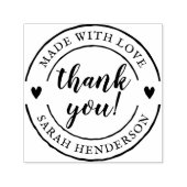 ラブプロダクトで作られたパーソナライズされたありがとう セルフインキングスタンプ (デザイン)