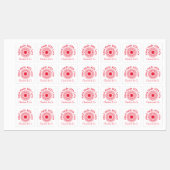 ラブプロダクトラボで手作りパーソナライズされたの花 ラベル (シート)