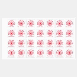 ラブプロダクトラボで手作りパーソナライズされたの花 ラベル