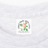 ラブプロダクト手作りピンクローズパーソナライズされた ラベル (貼付)