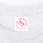 ラブプロダクト手作り蝶パーソナライズされた ラベル (貼付)