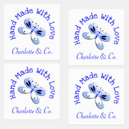 ラブプロダクト手作り蝶パーソナライズされた ラベル