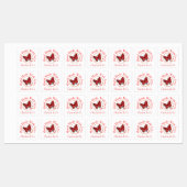 ラブプロダクト手作り蝶パーソナライズされた ラベル (シート)