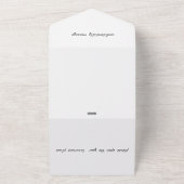 ラブプロポーズの招待状 オールインワン招待状 (外側)