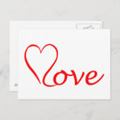 ラブヘルツオーフヴァイセムヒンターグランド ポストカード (正面/裏面)