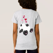 ラブベアダブルサイドの女の子Tシャツ Tシャツ (裏面)