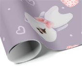 ラブベアパターン ラッピングペーパー (ロールコーナー)