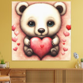 ラブベア2 キャンバスプリント (インサイチュ (リビング))